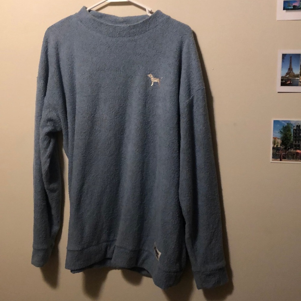 Light blue comfy crew neck from PINK